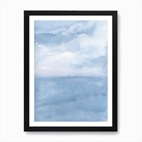 Water Baby Bubble Abstract Landscape Art Print