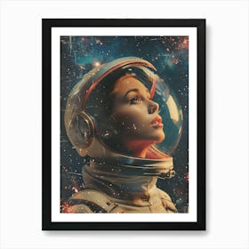 Space Girl Art Print