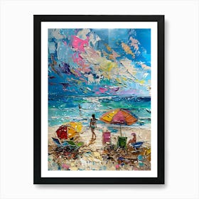 Colorful Beach 6 Art Print