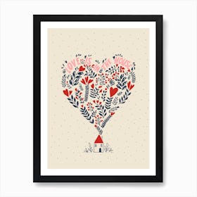 Love Is In The House Art Print