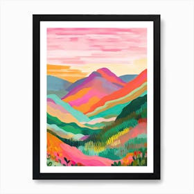 Rainbow Mountain In Peru Travel Italy Housewarming Painting Art Print
