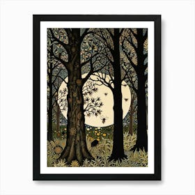 William Morris Bees In The Woods Art Print