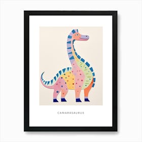 Nursery Dinosaur Art Camarasaurus 3 Poster Art Print