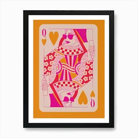 Queen Of Spades Art Print