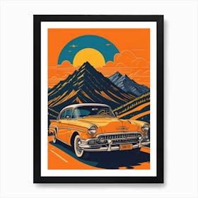 Old Skool Car Art Print