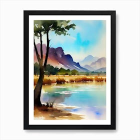 Landscape Painting 62 Art Print