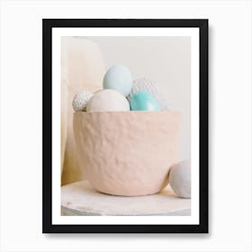 Easter Bowl Art Print