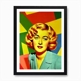 Marion Davies Colourful Pop Movies Art Movies Art Print