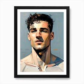 Portrait Of A Young Man 1 Art Print