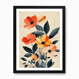 Flowers In A Vase 14 Art Print