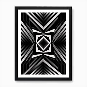 Optical Illusion Abstract Geometric 3 Art Print