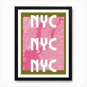 NYC MAP Póster