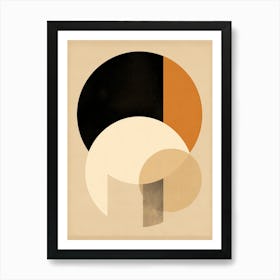 Beige Bauhaus Ternitz Tranquility Art Print