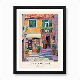 Dubrovnik Book Nook Bookshop 4 Poster Art Print