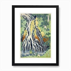 Kirifura Fall In Kurokawa Mountain Art Print