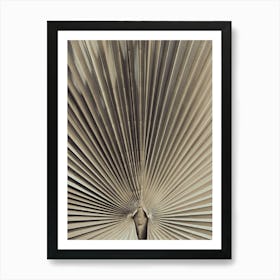 Palm Leaf Gold_2192467 Art Print