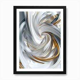 Abstract Swirl Art Print