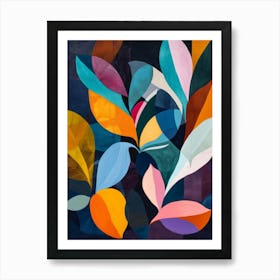 Abstract Leaves 30 Art Print