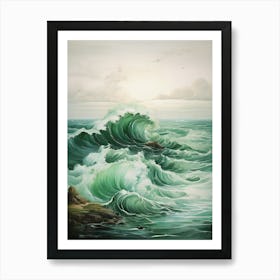 Ocean Waves 2 Art Print