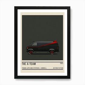 A Team Inspired Car Art Print