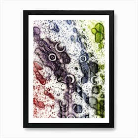 Watercolor Abstraction Modern Art Art Print