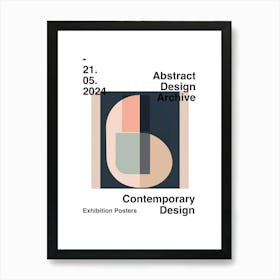 Abstract Design Archive Poster 20 Art Print