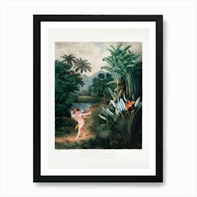 Vintage Botanical Temple Of Flora _2476823 Art Print