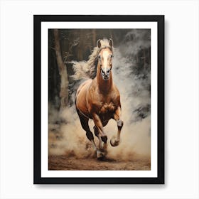 A Horse Painting In The Style Of Photorealistic Technique 2 Art Print