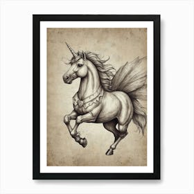 Unicorn 2 Art Print