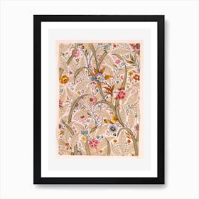 Floral Chintz Design Art Print