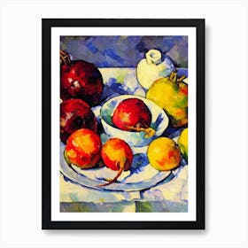 Beetroot 3 Cezanne Style vegetable Art Print