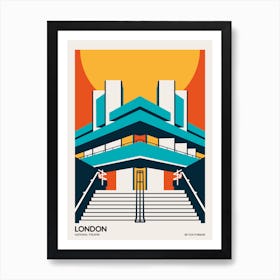 London BFI Brutalist Architecture Art Print Art Print