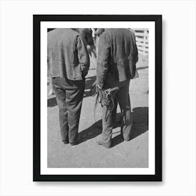 Cattlemen At San Angelo Fat Stock Show, San Angelo, Texas By Russell Lee Art Print