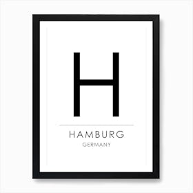 Hamburg Germany Art Print