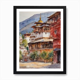 Thiksey Monastery 2 Art Print