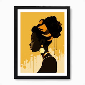 Portrait Of African Woman 19 Art Print