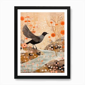 Coot 2 Detailed Bird Painting Art Print