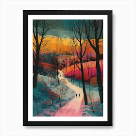 Winter Walk Art Print