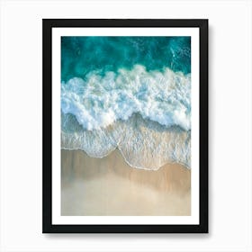 Ocean Waves On The Beach 3 Art Print