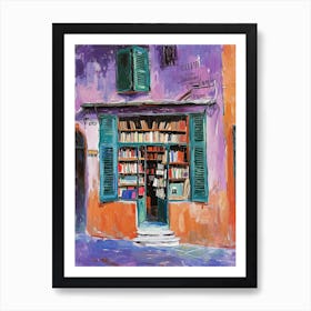 Florence Book Nook Bookshop 3 Art Print