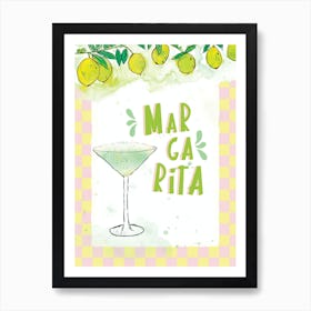 Margarita Kitchen print Art Print