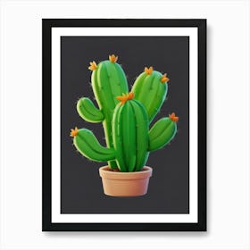 Cactus 1 Art Print