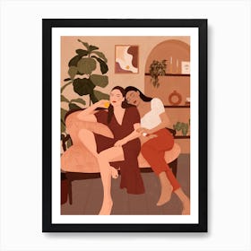 Lovers Art Print