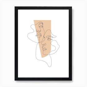 Kiss Me Color Art Print