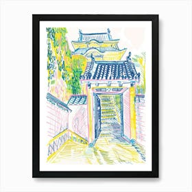 Doors And Gates Collection Osaka, Japan 3 Art Print