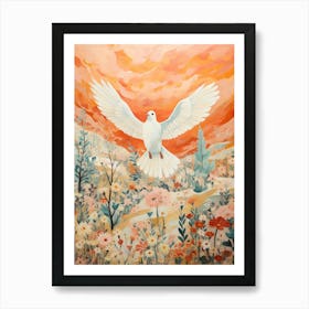 Dove 1 Detailed Bird Painting Art Print