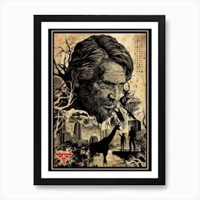 Salt Lake City Woodblock Art Print