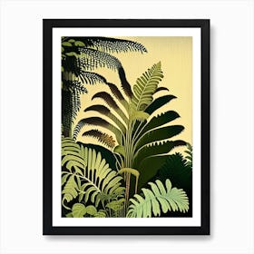 Tasmanian Tree Fern Rousseau Inspired Art Print