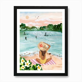 Beachside Dreaming Art Print