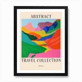 Abstract Travel Collection Poster Pakistan 1 Art Print